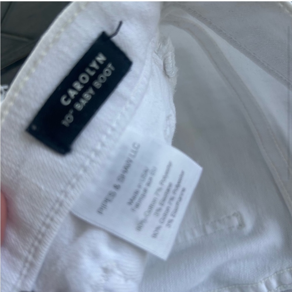 Veronica Beard Carolyn style buttonfly 10" baby boot denim size 26 **flawed - Picture 11 of 12